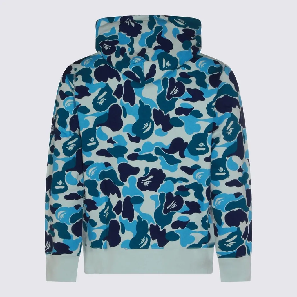 A Bathing Ape® Logo Camo Hoodies