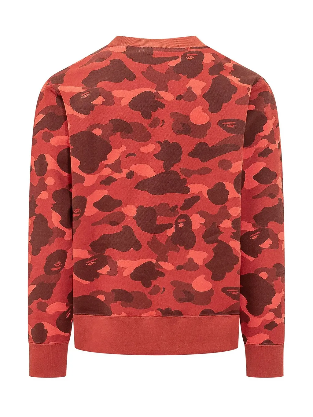 A Bathing Ape® Logo Camo Crewneck Sweatshirt