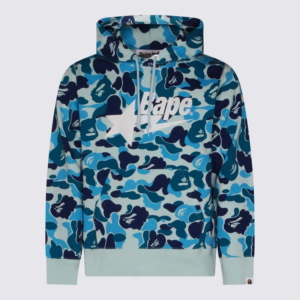 A Bathing Ape® Logo Camo Hoodies