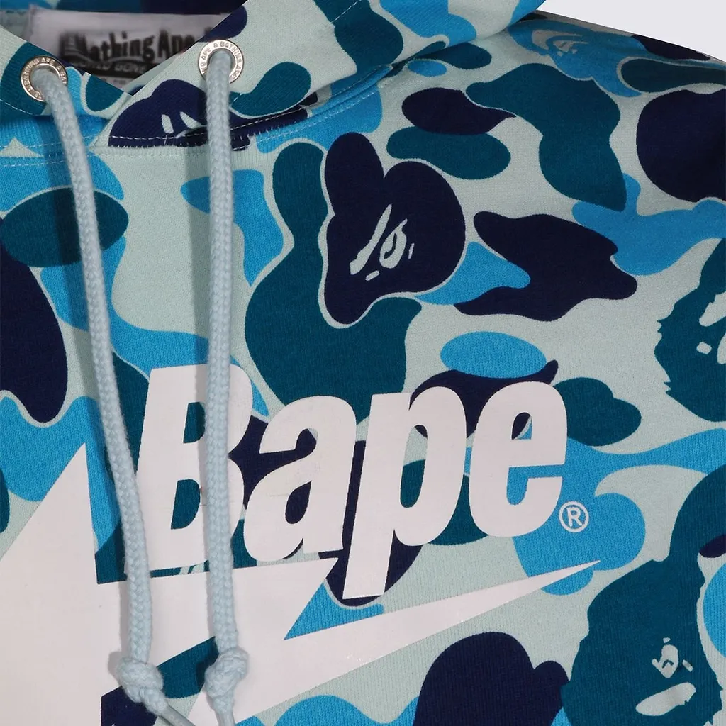 A Bathing Ape® Logo Camo Hoodies