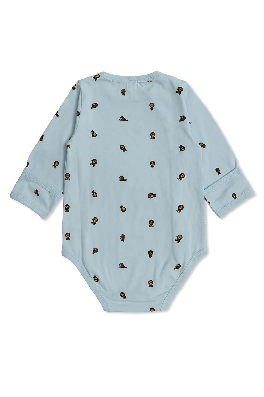 A Bathing Ape® Kids Printed Long Sleeve Bodysuit