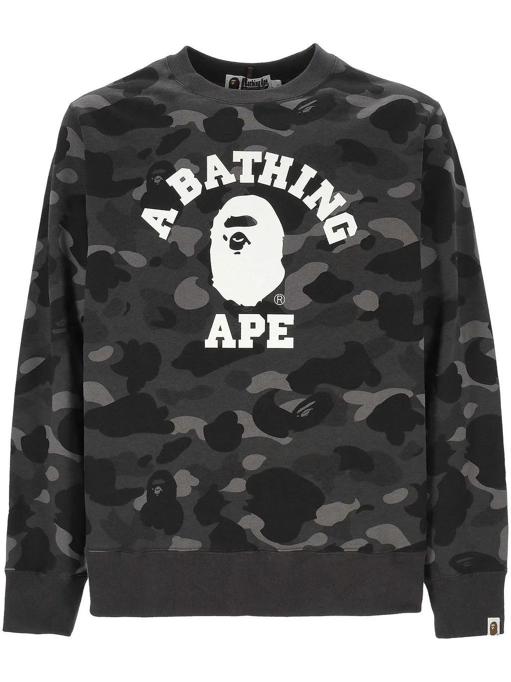 A Bathing Ape Logo Camouflage Sweatshirt
