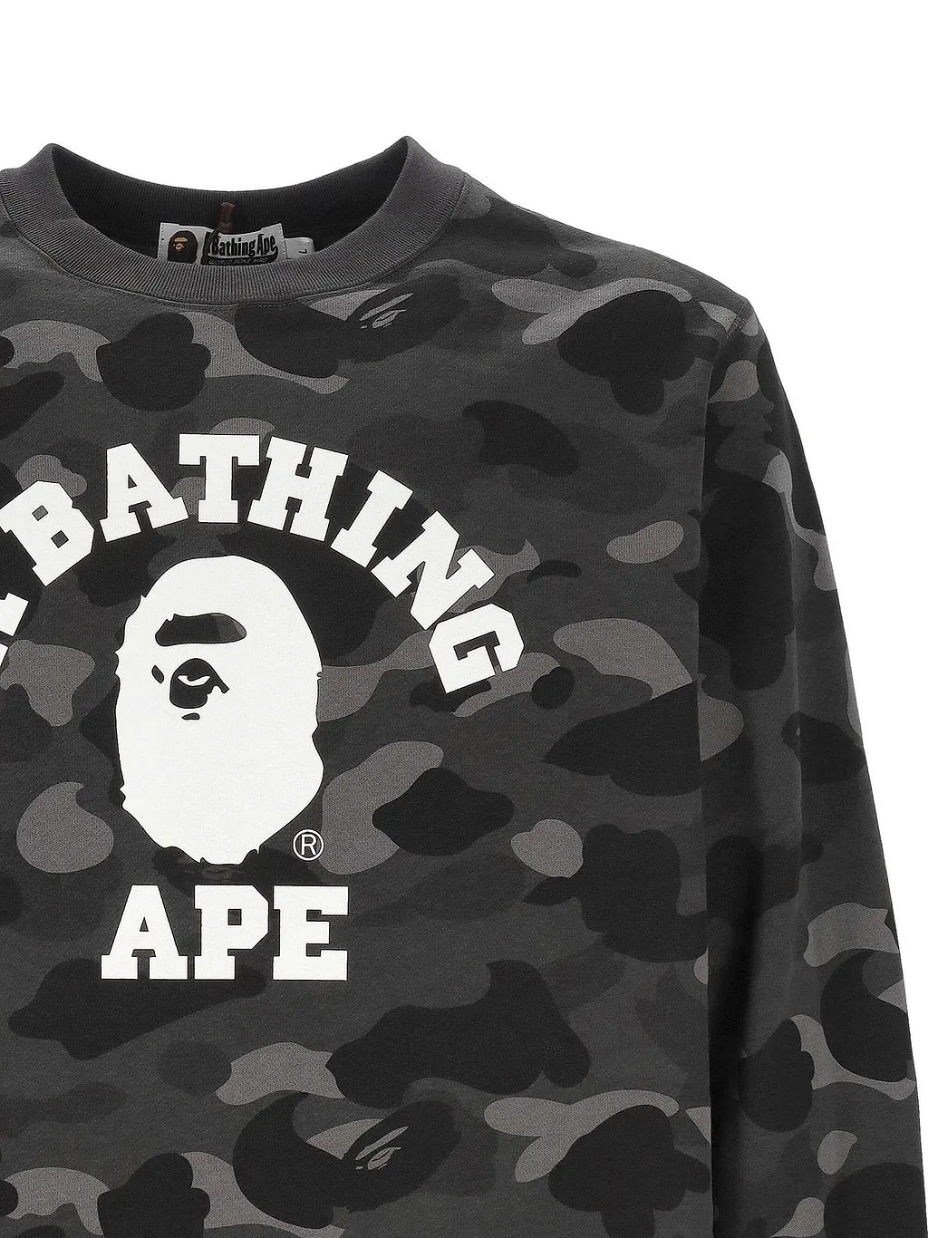 A Bathing Ape Logo Camouflage Sweatshirt