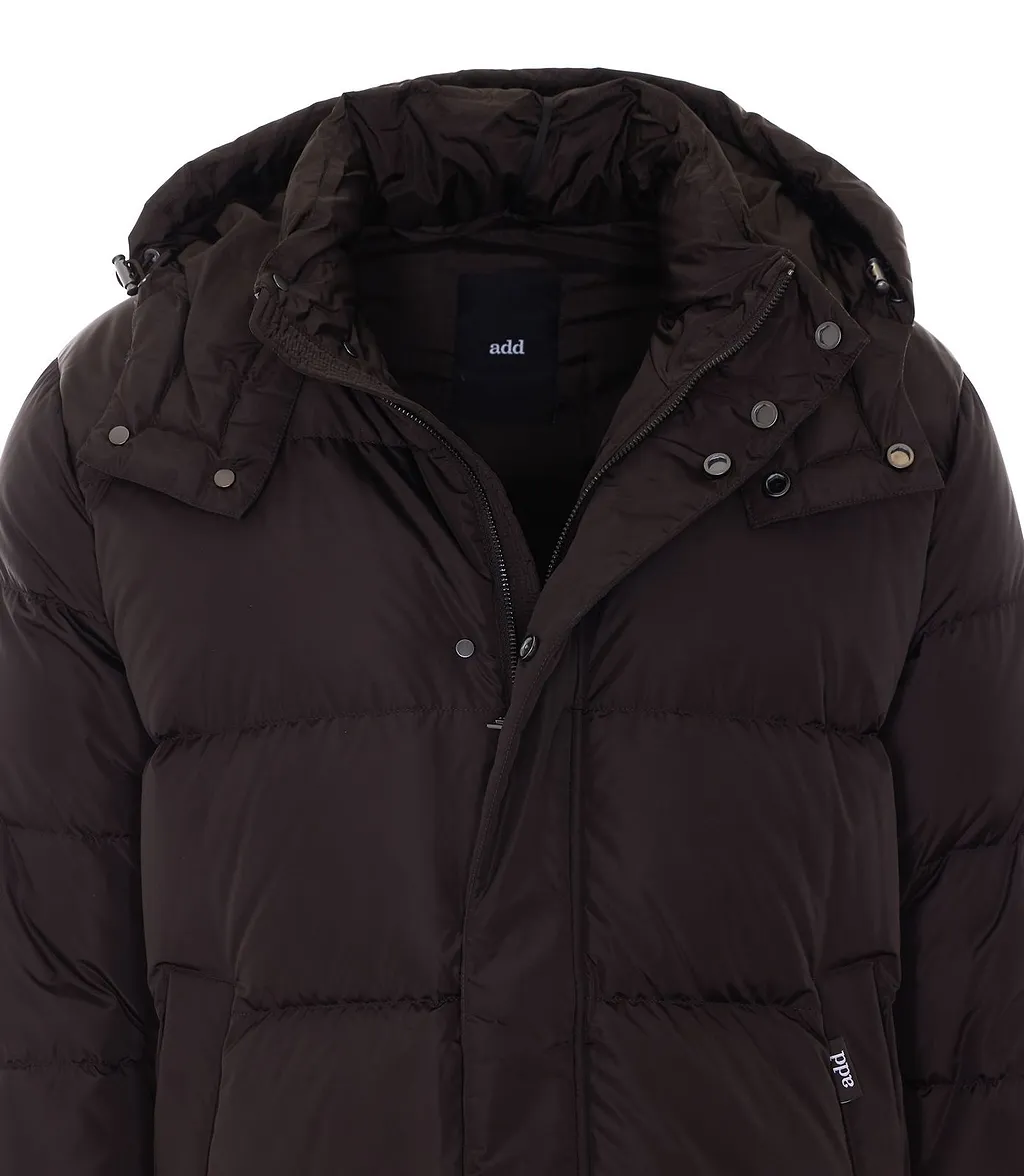 Add Hooded Padded Down Jacket