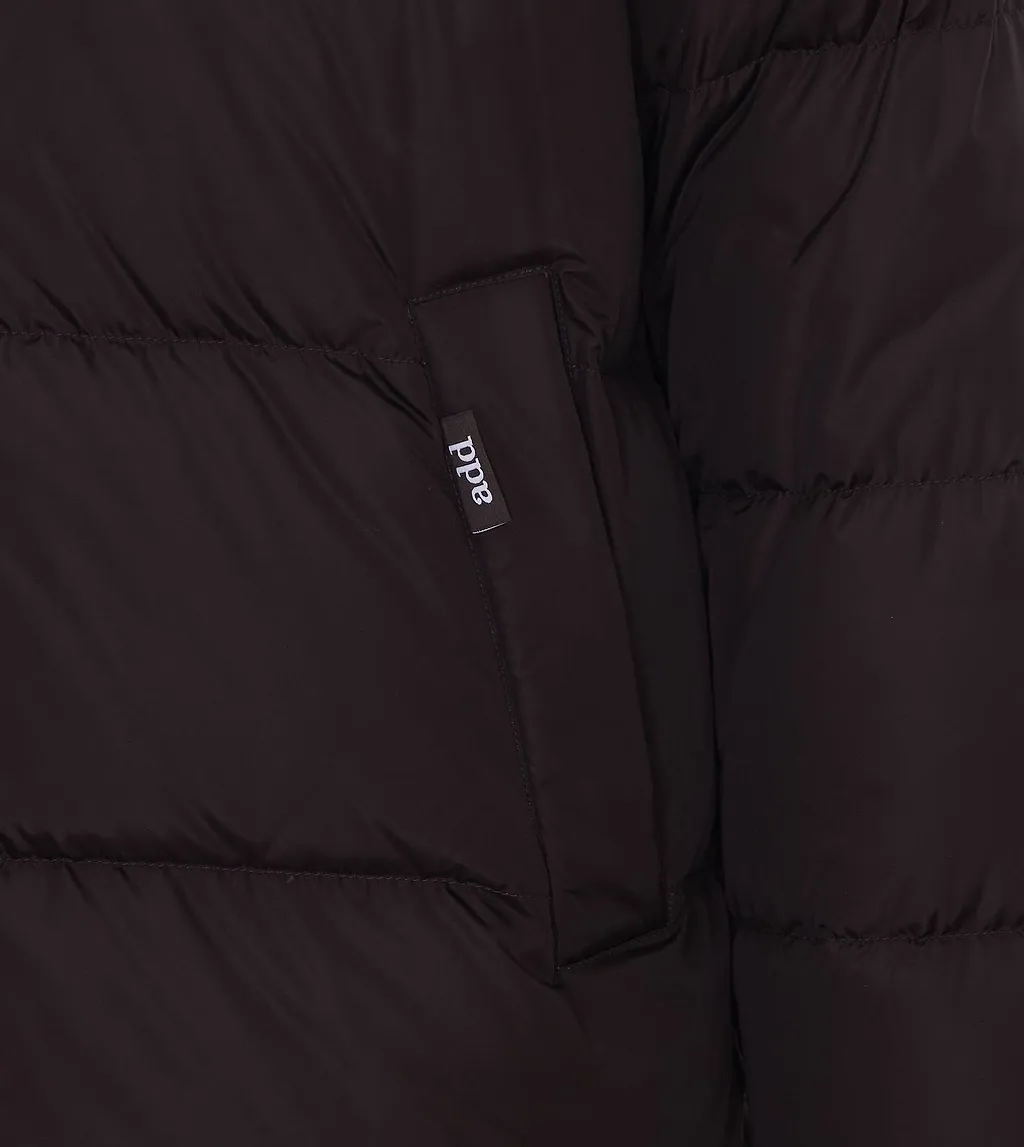 Add Hooded Padded Down Jacket