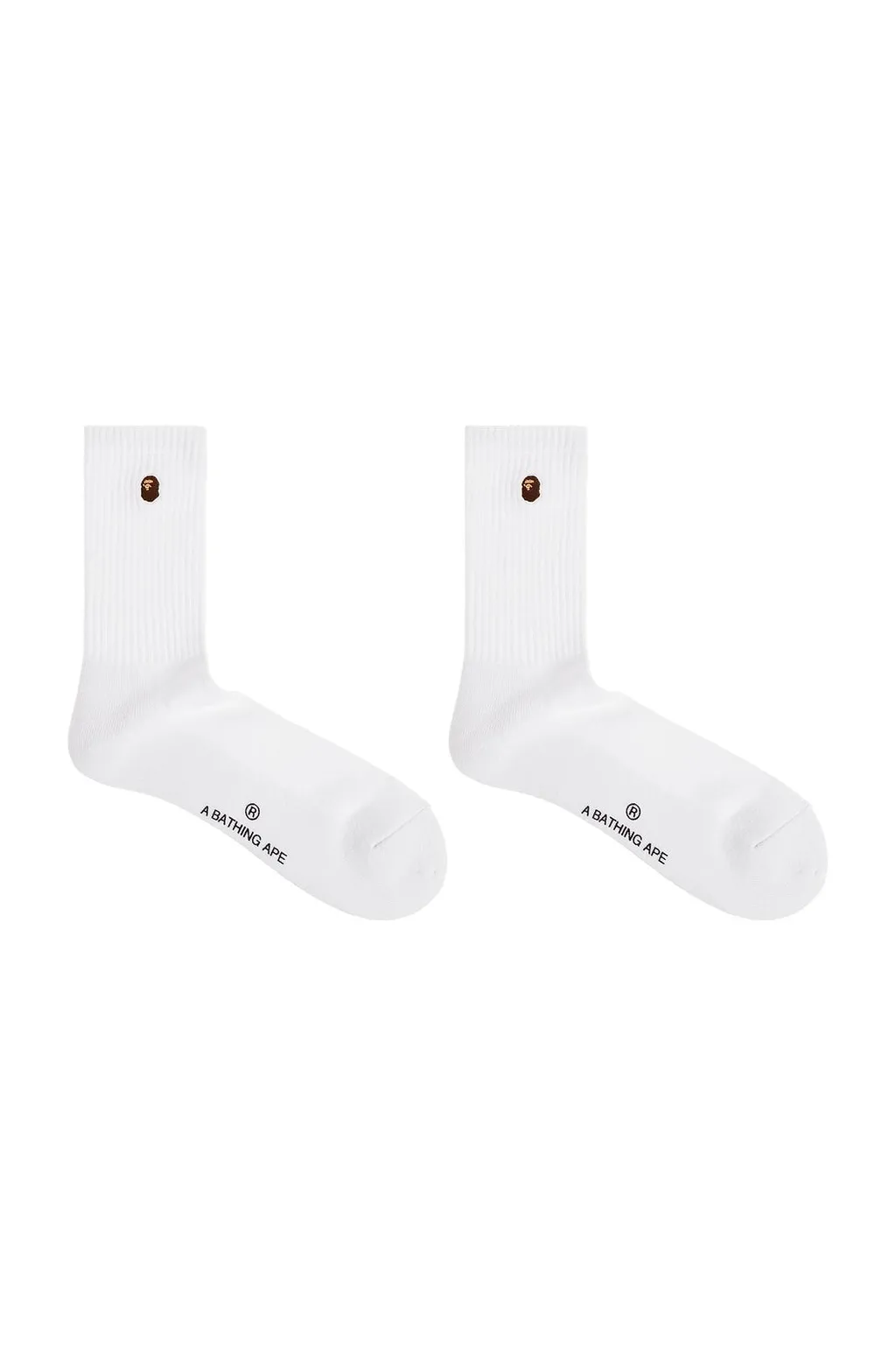 A Bathing Ape® Logo Crew Socks