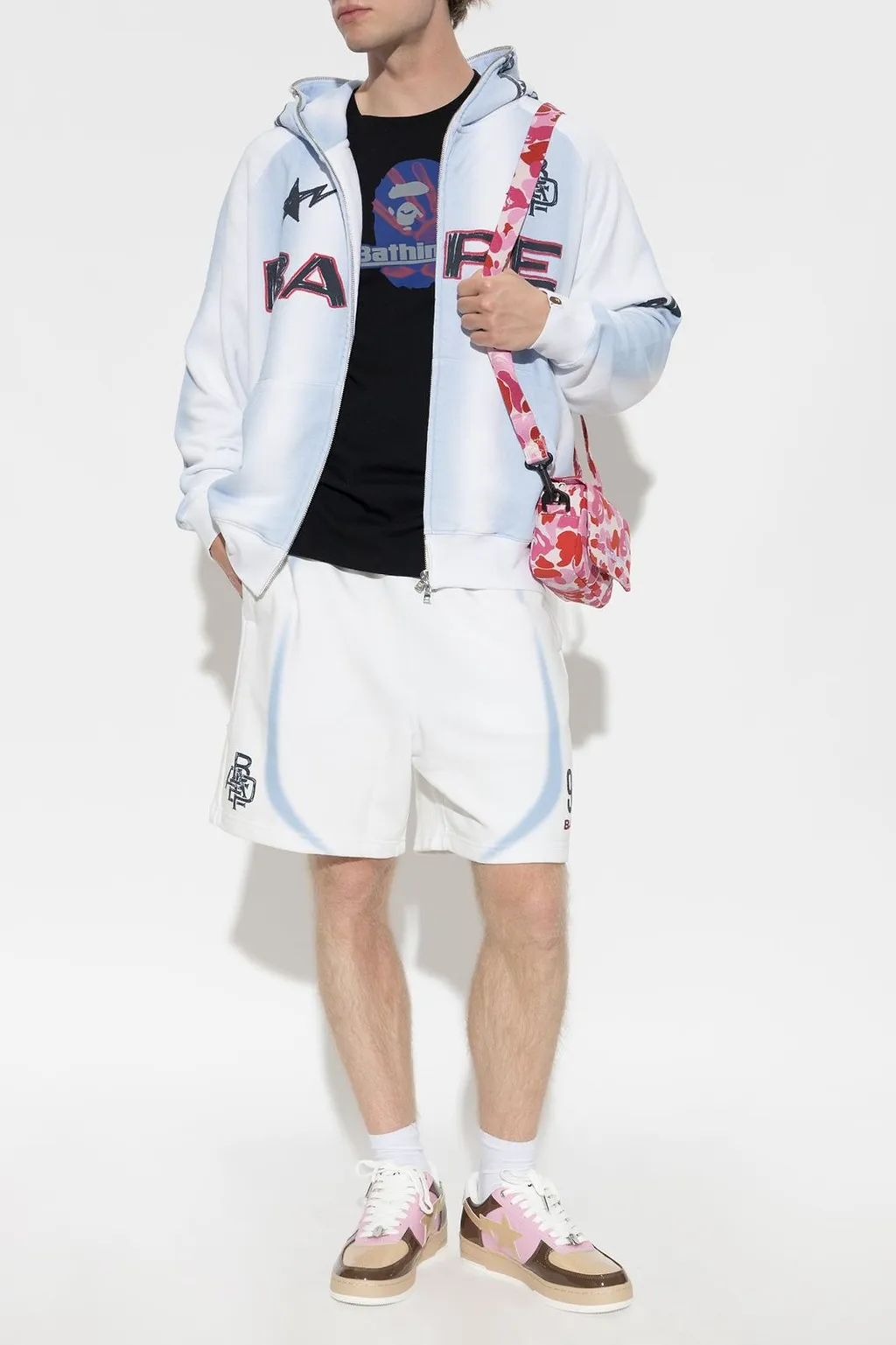 A Bathing Ape® Logo Detail Shorts