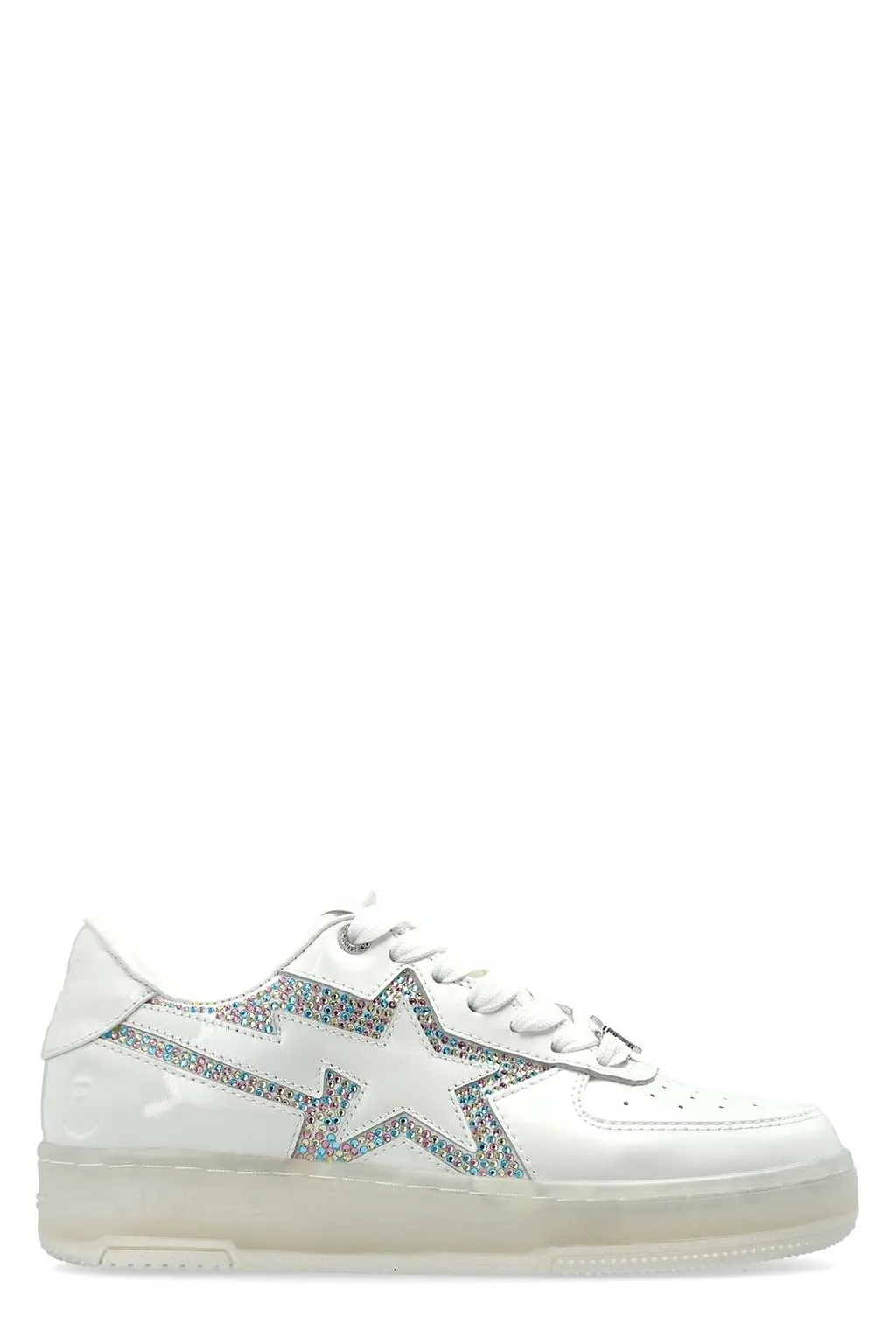 A Bathing Ape® Logo-Detail Low-Top Sneakers
