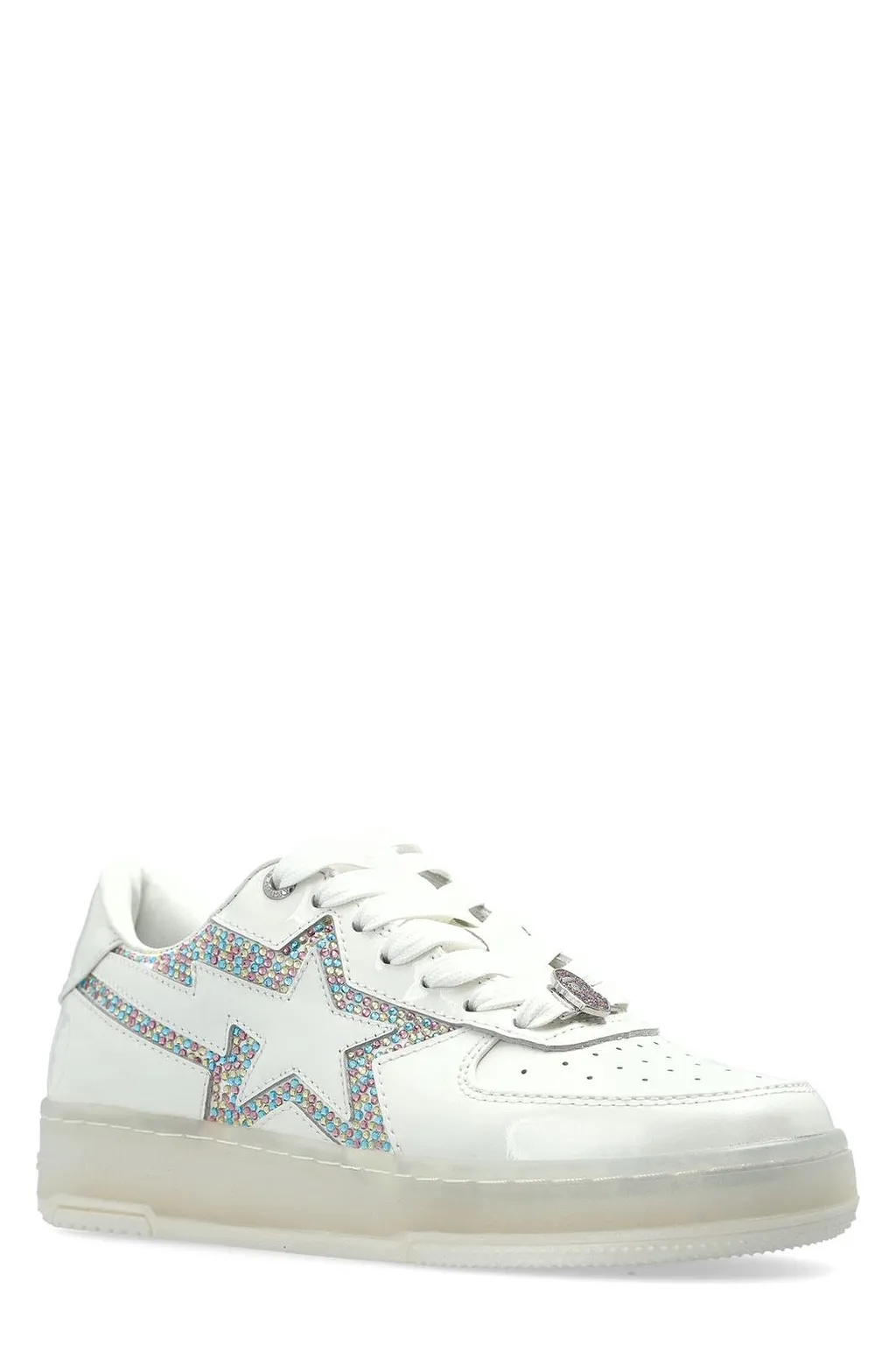A Bathing Ape® Logo-Detail Low-Top Sneakers