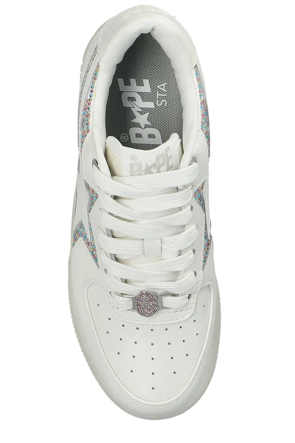 A Bathing Ape® Logo-Detail Low-Top Sneakers