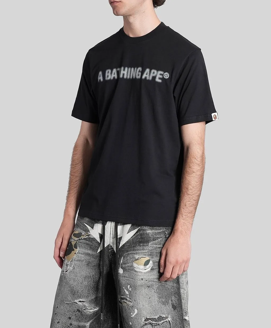 A Bathing Ape® Logo-Print Crewneck T-Shirt