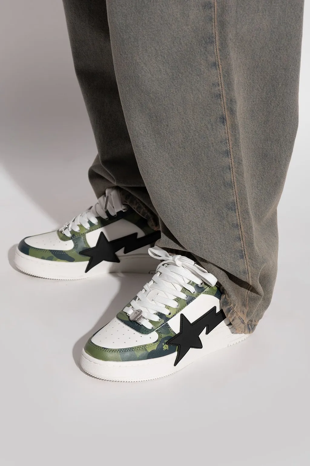 A Bathing Ape® Logo-Embellished Sneakers