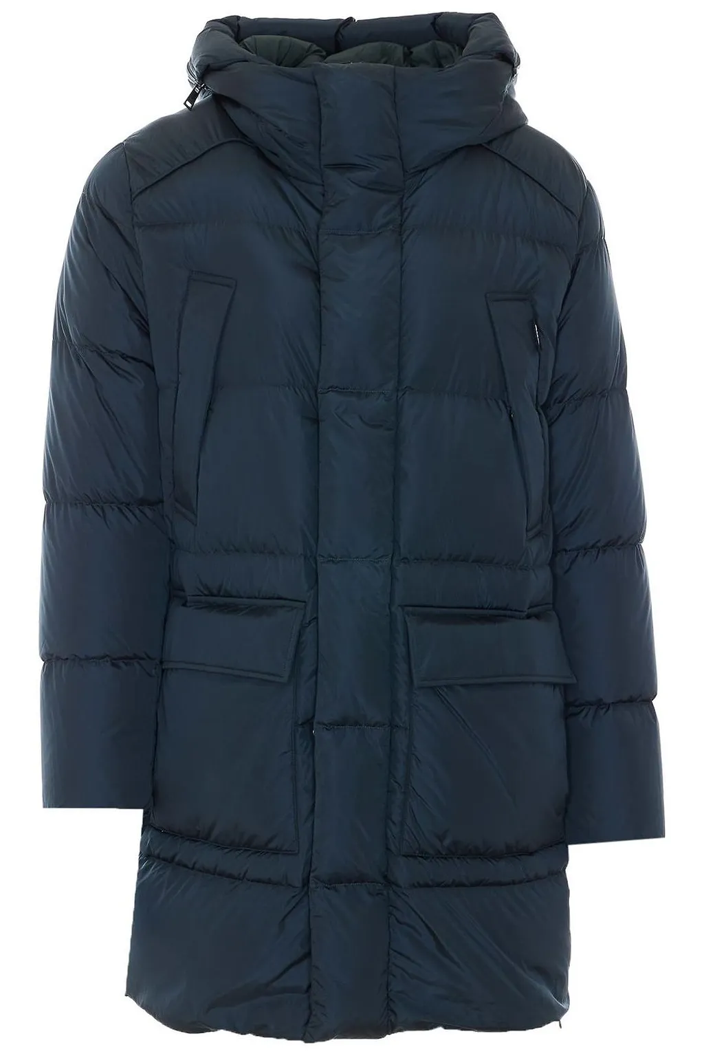 Add Hooded Quilted Down Jacket