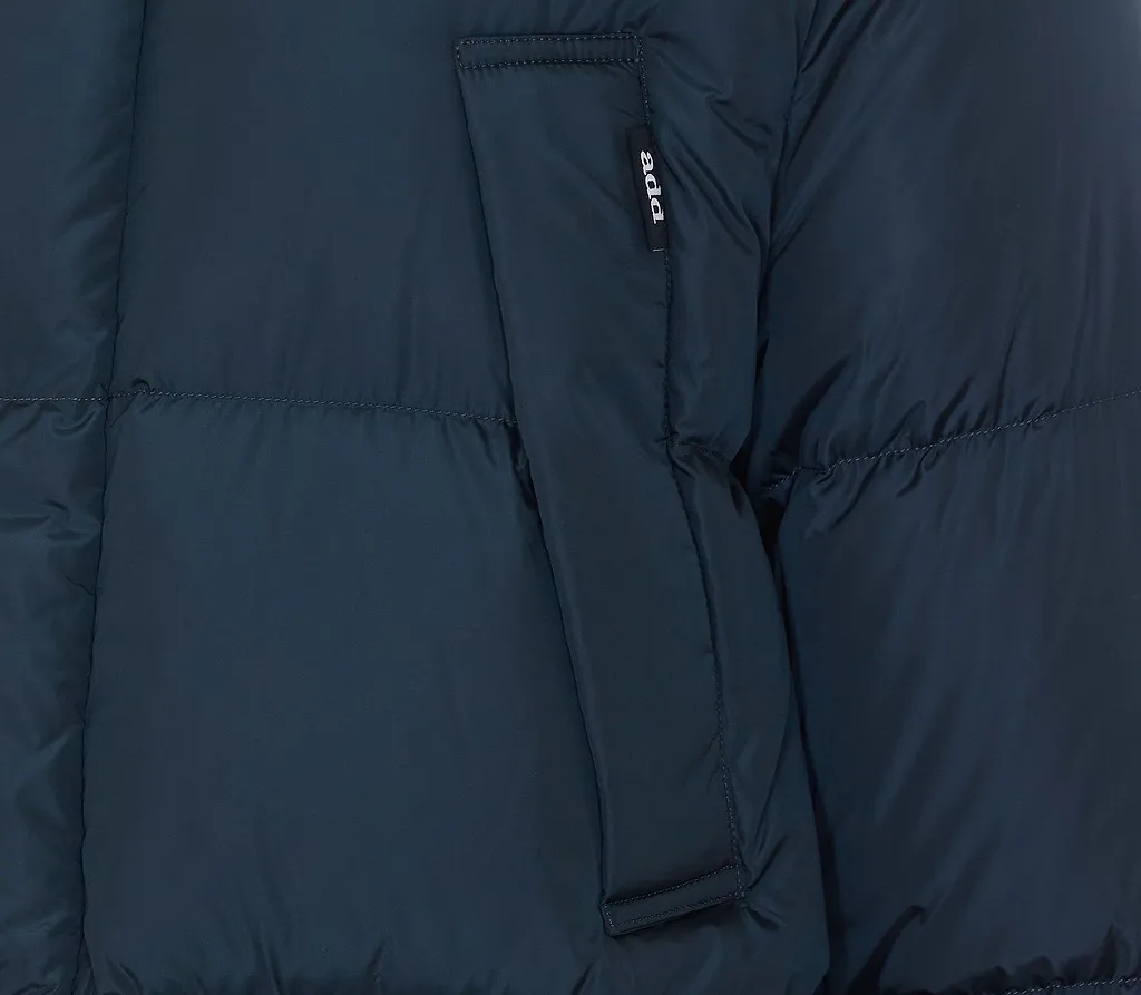 Add Hooded Quilted Down Jacket