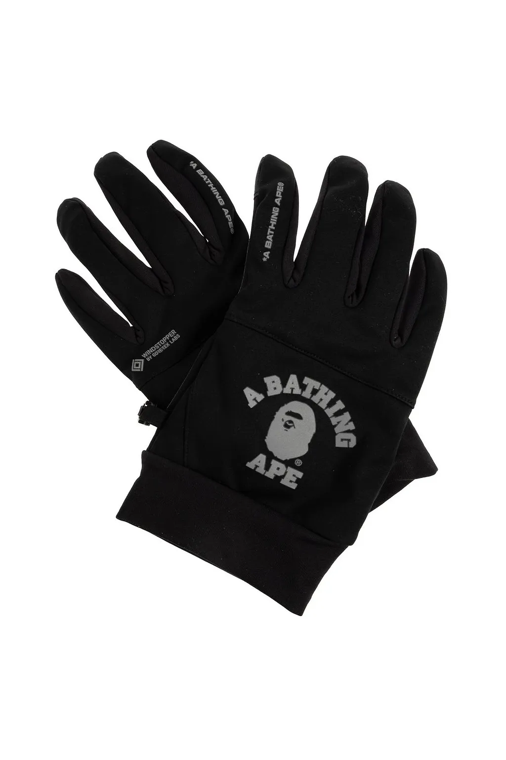 A Bathing Ape® Logo Print Gloves