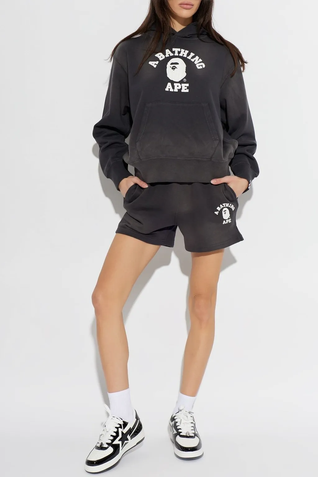 A Bathing Ape® Logo Print Shorts
