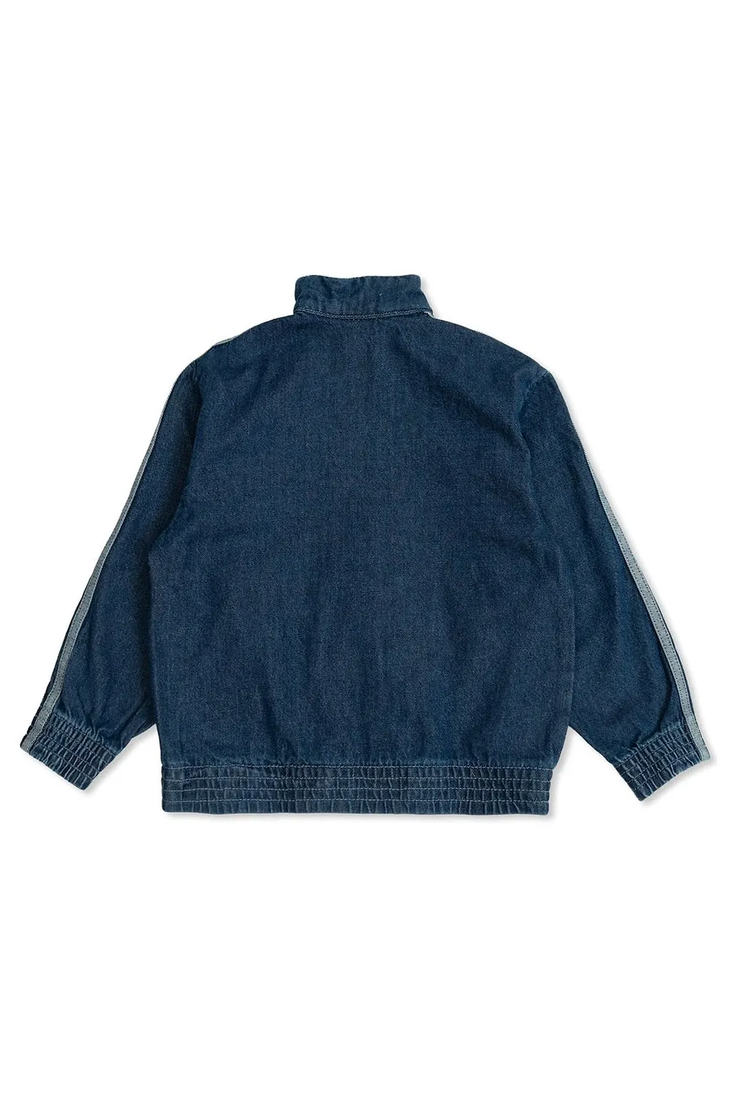 Adidas Kids Zip-Up High Neck Denim Jacket