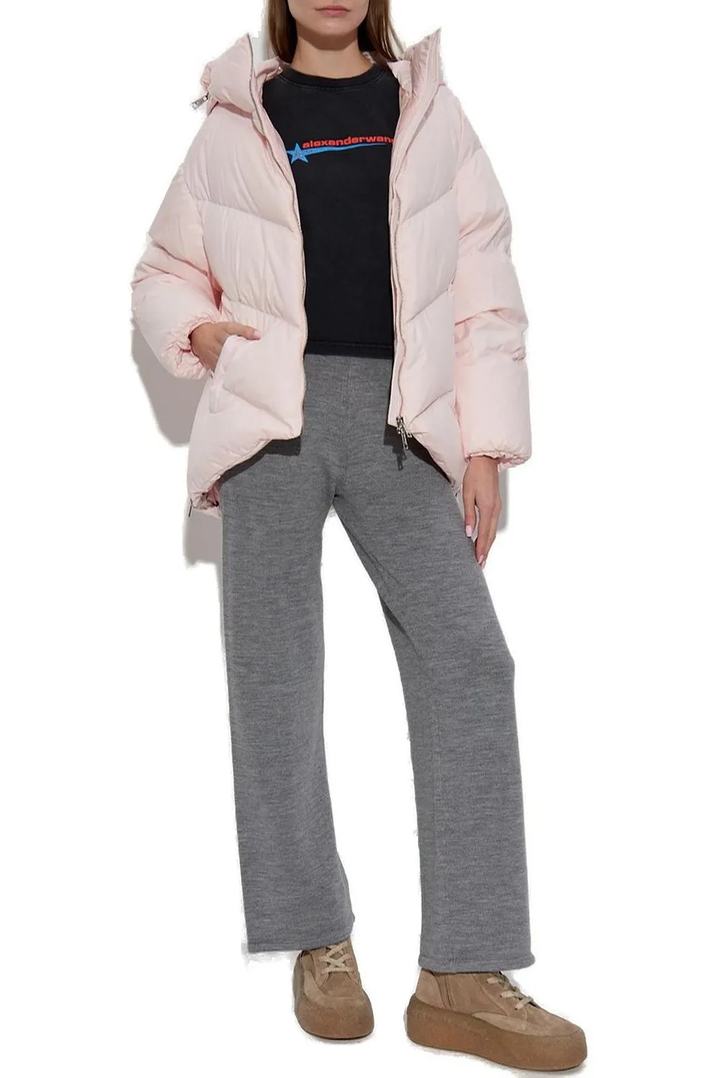 Add Quilted Down Jacket