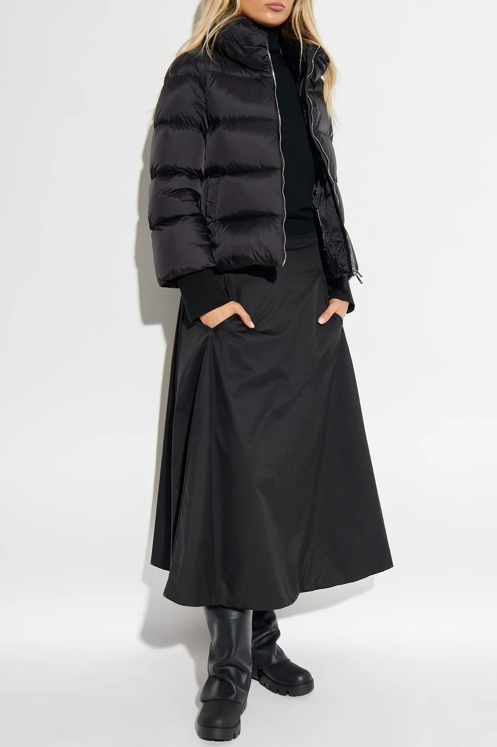 Add Quilted Down Jacket