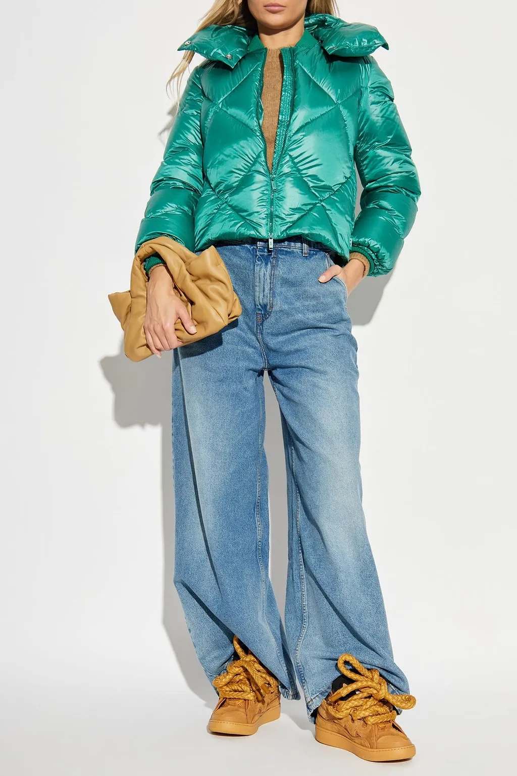 Add Quilted Down Jacket