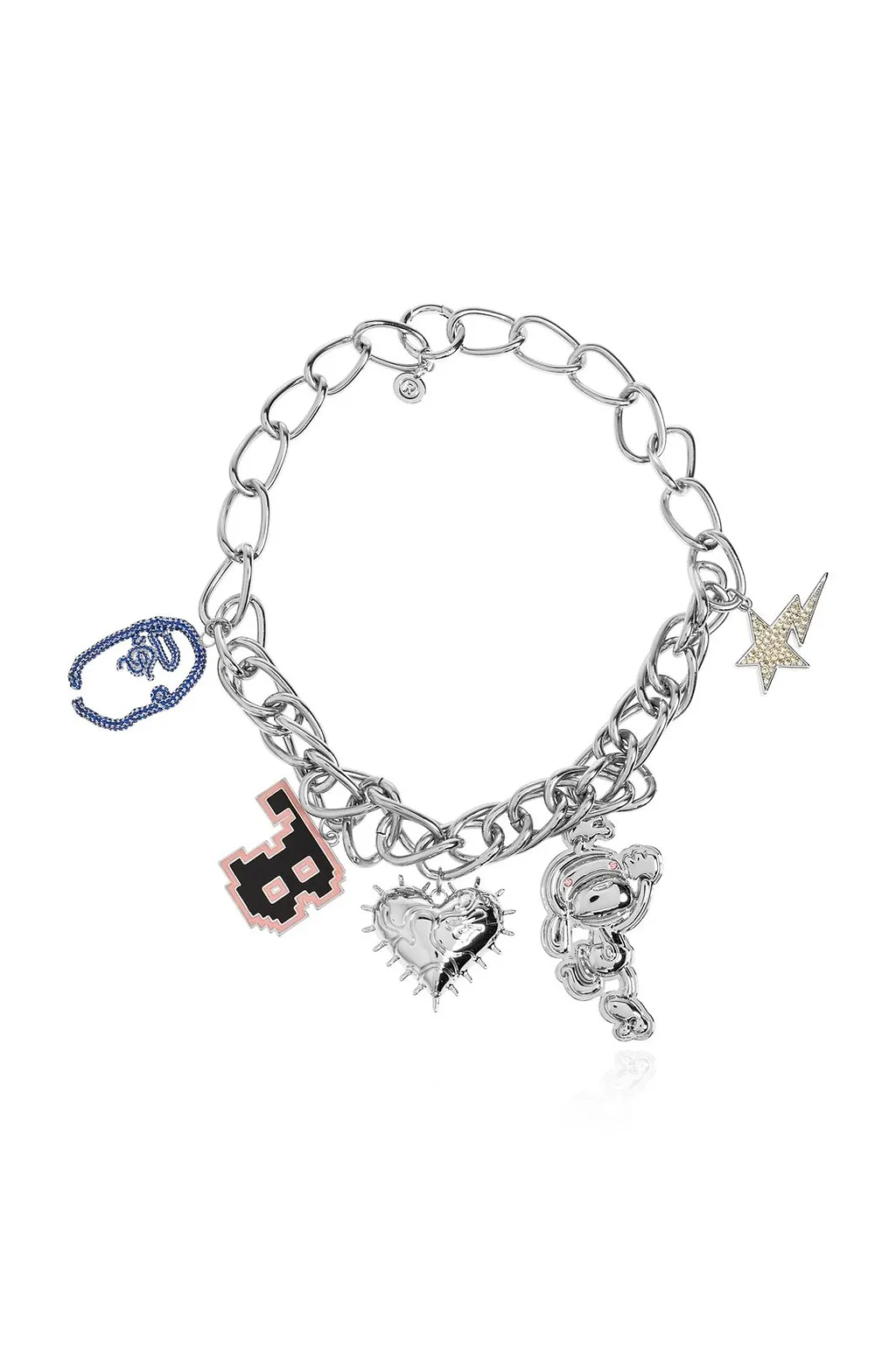 A Bathing Ape® Multi-Charm Link Necklace