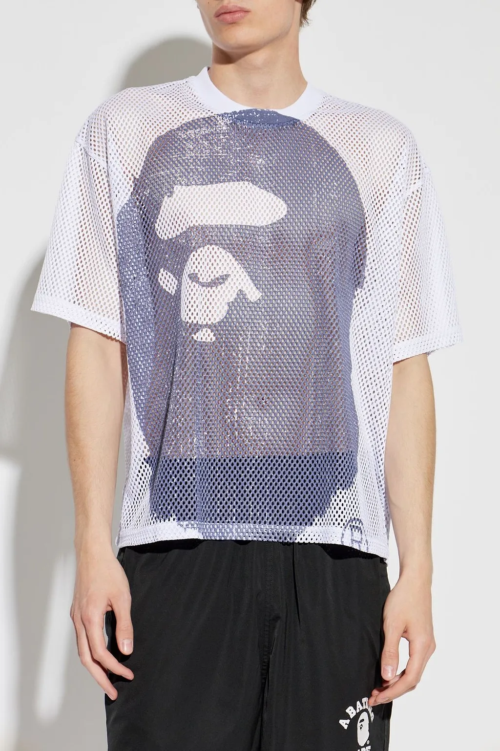 A Bathing Ape® Mesh Ape-Head T-Shirt