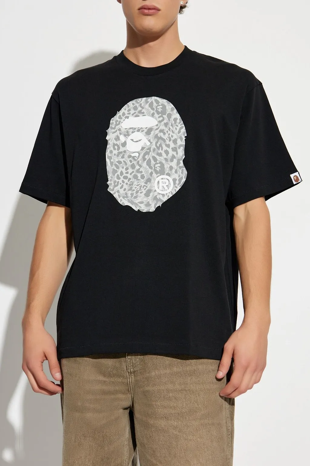 A Bathing Ape® Printed Ape Head T-Shirt