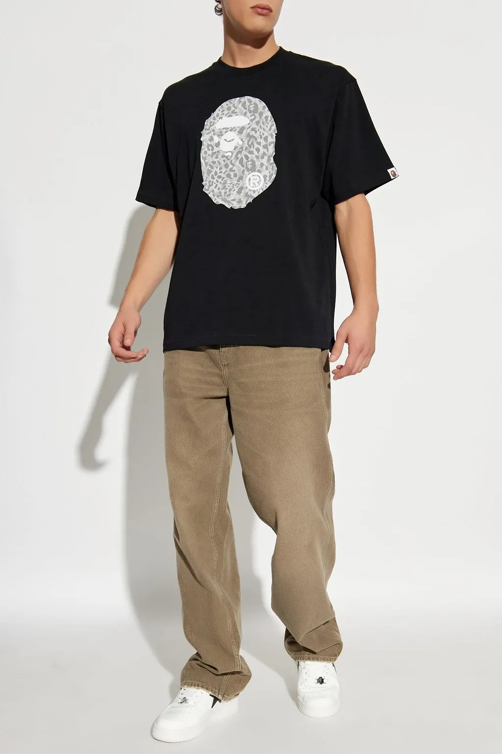 A Bathing Ape® Printed Ape Head T-Shirt