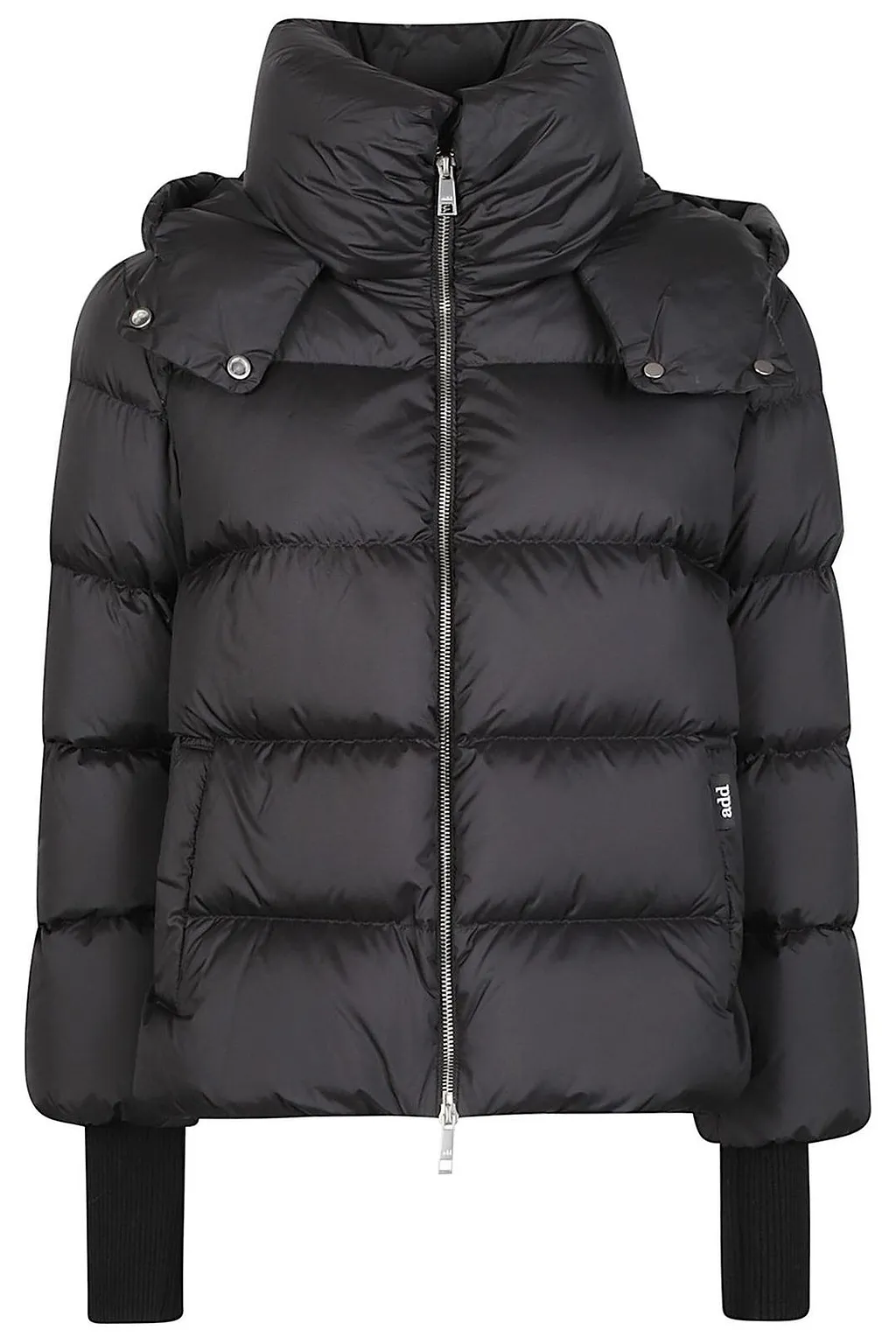 Add Short Hooded Down Jacket