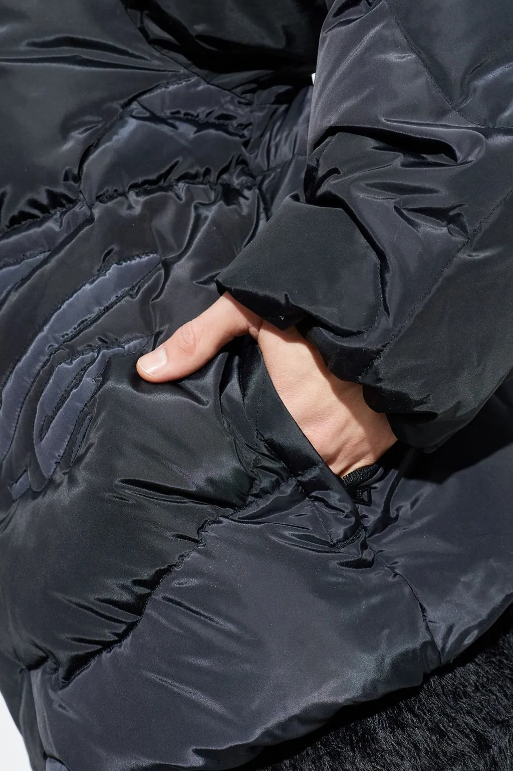 A Bathing Ape® Quilted Detachable Hood Jacket