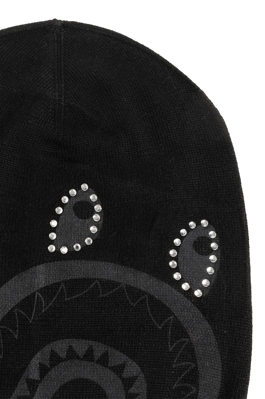 A Bathing Ape® Rhinestone Shark Knit Hat