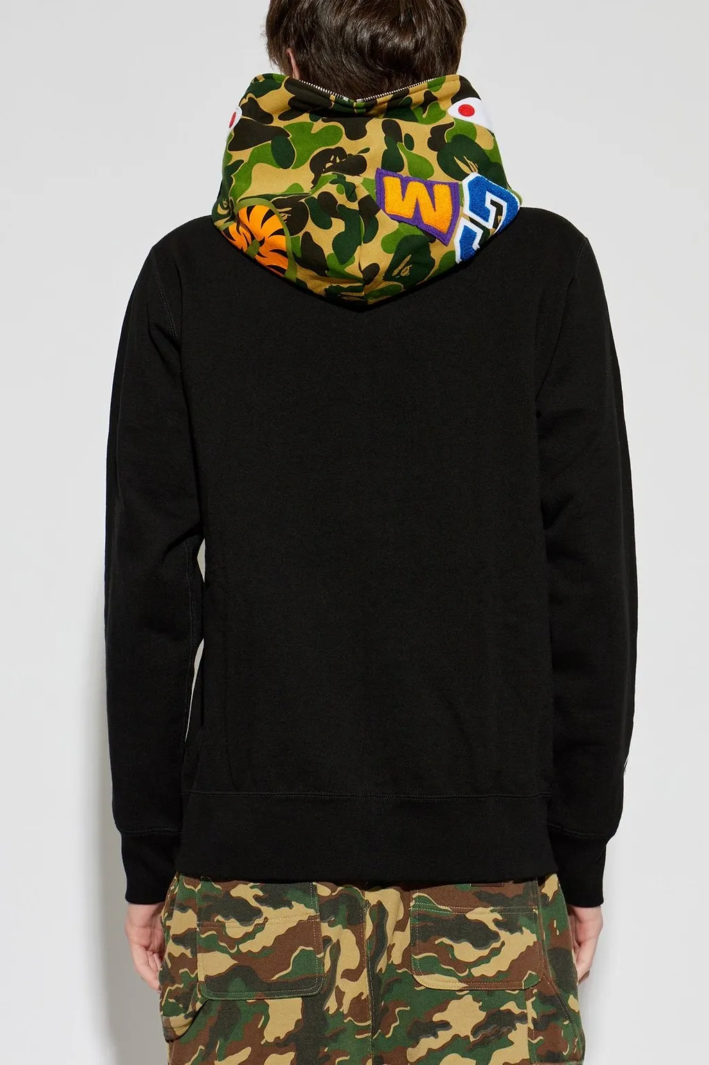 A Bathing Ape® Shark Camo Zip-Up Hoodie