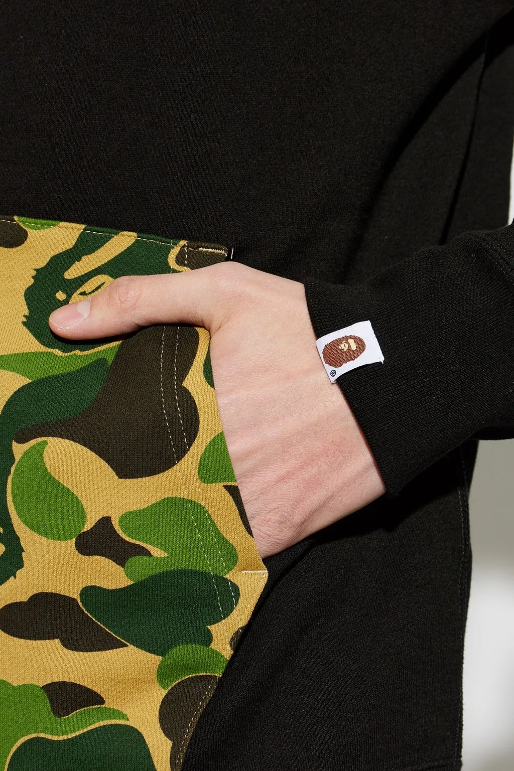 A Bathing Ape® Shark Camo Zip-Up Hoodie
