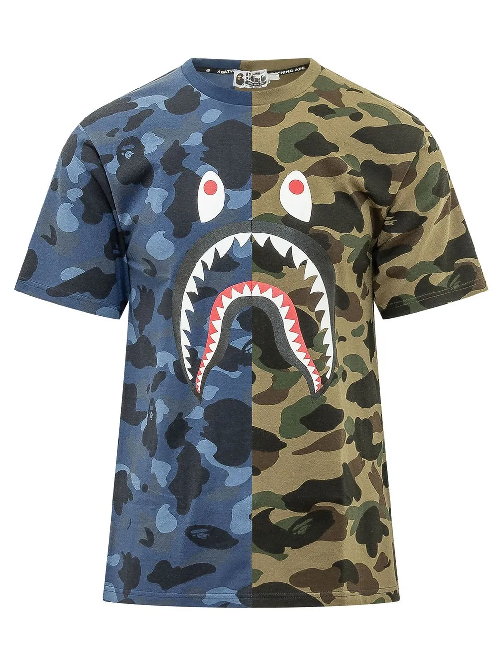 A Bathing Ape® Shark Split Camo T-Shirt