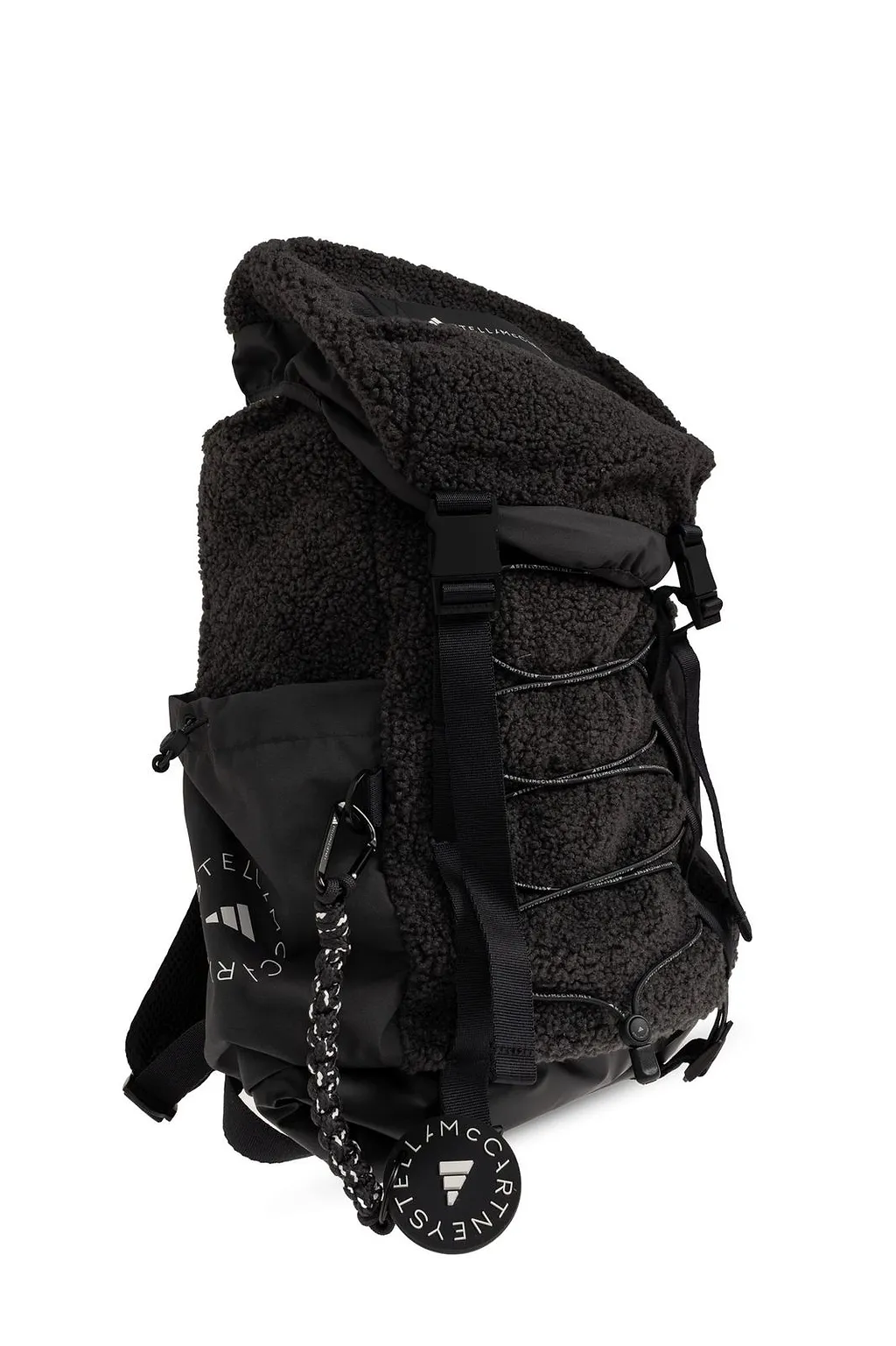 Adidas By Stella Mccartney Fleece Logo Backpack