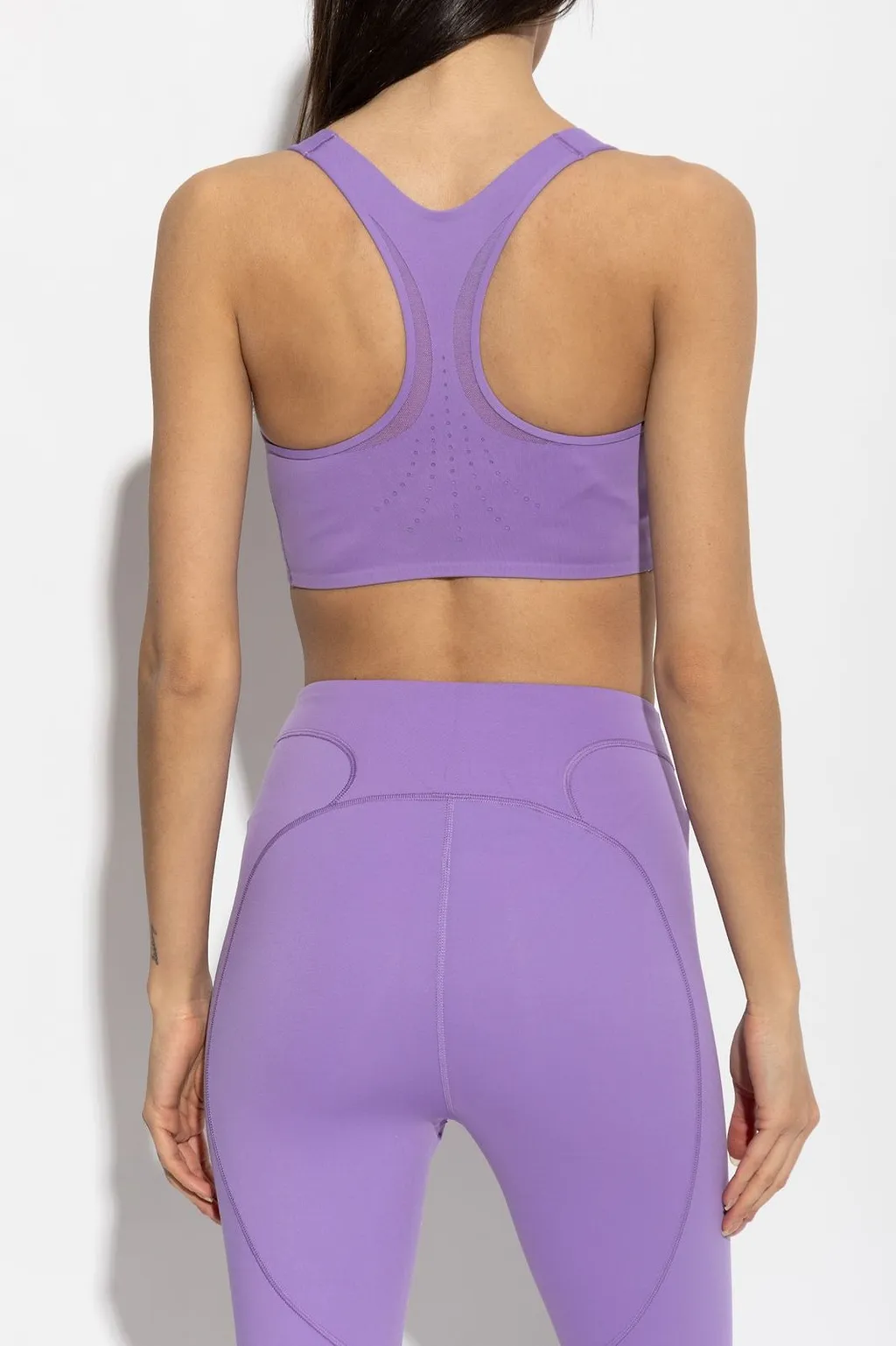 Adidas By Stella Mccartney Logo Printed Training Bra