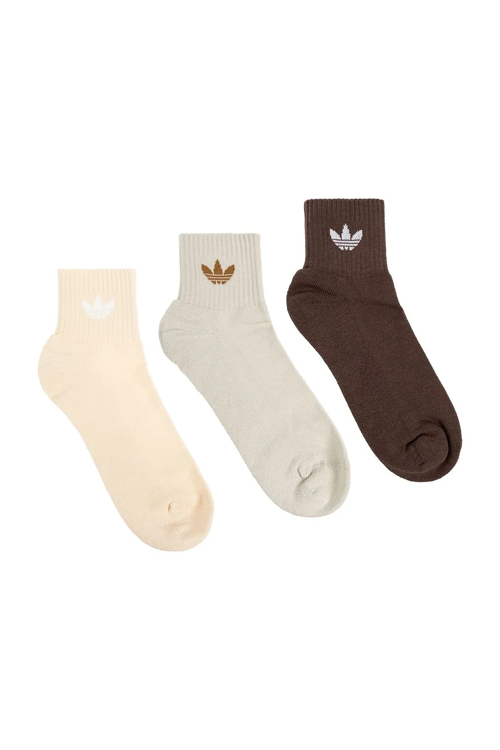 Adidas Originals Mid Ankle Knitted Three Pack Socks