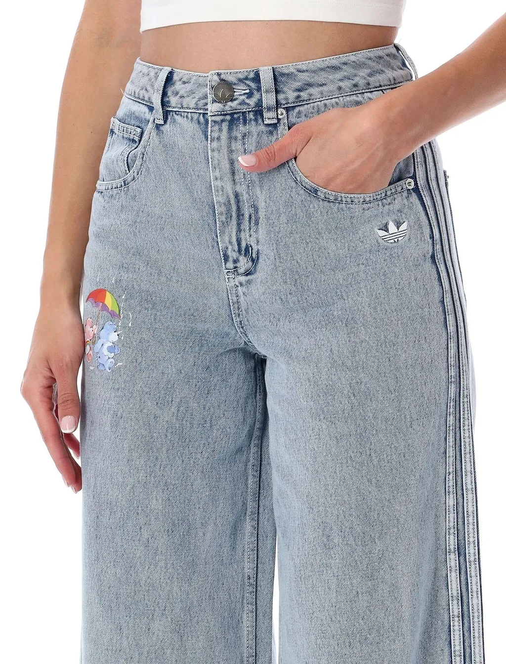 Adidas Originals Care Bears Wide-Leg Jeans