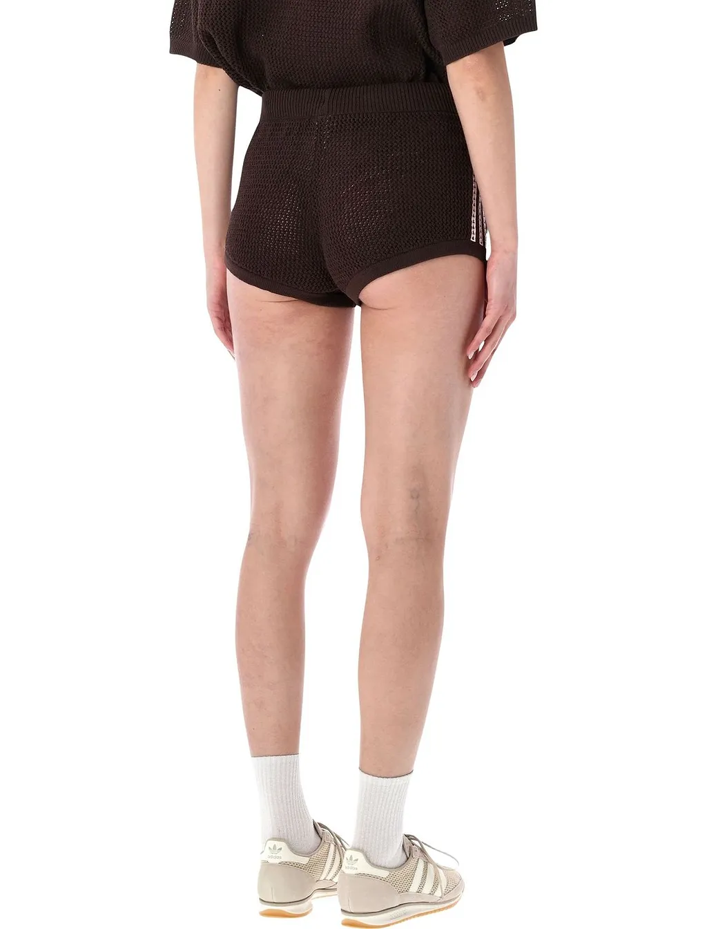 Adidas Originals Crochet Knit Drawstring Shorts