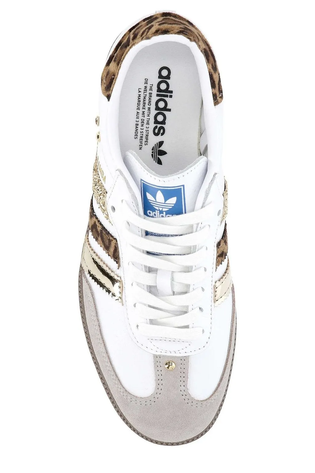 Adidas Originals Glitter Trim Low-Top Sneakers