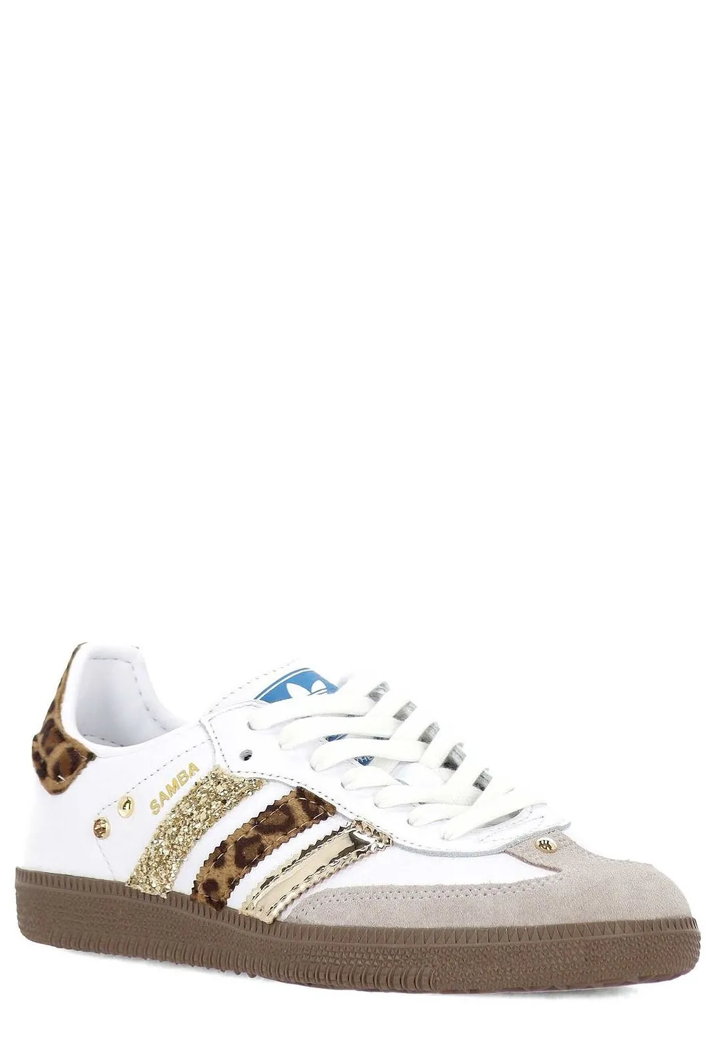 Adidas Originals Glitter Trim Low-Top Sneakers