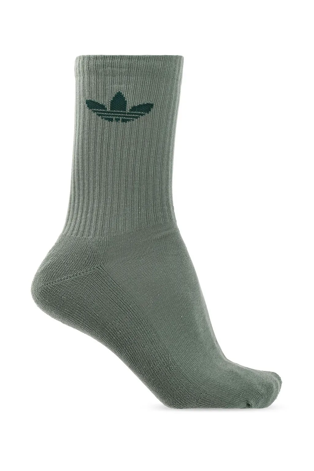 Adidas Originals Six Pairs Trefoil Cushion Crew Socks