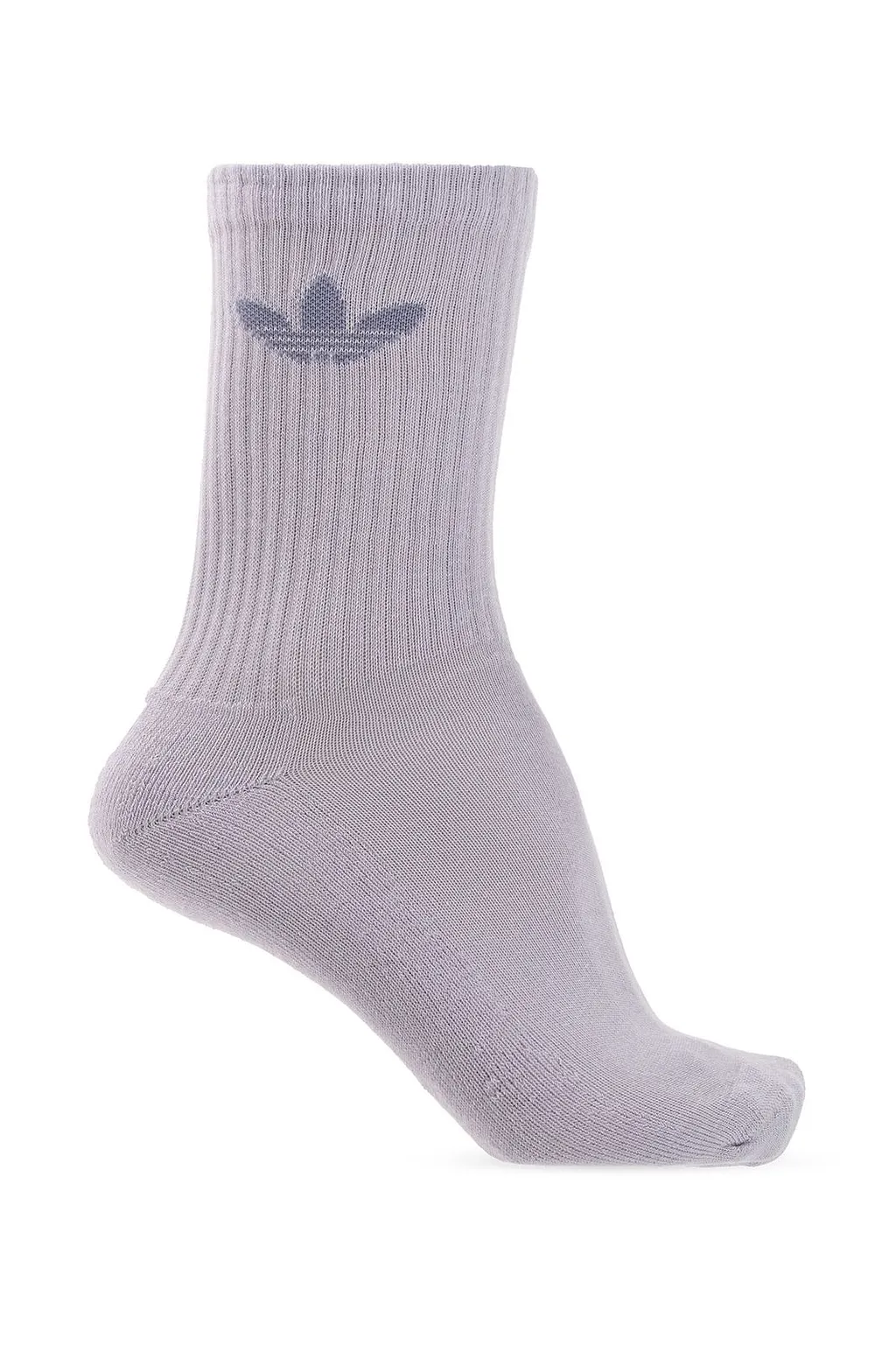 Adidas Originals Six Pairs Trefoil Cushion Crew Socks