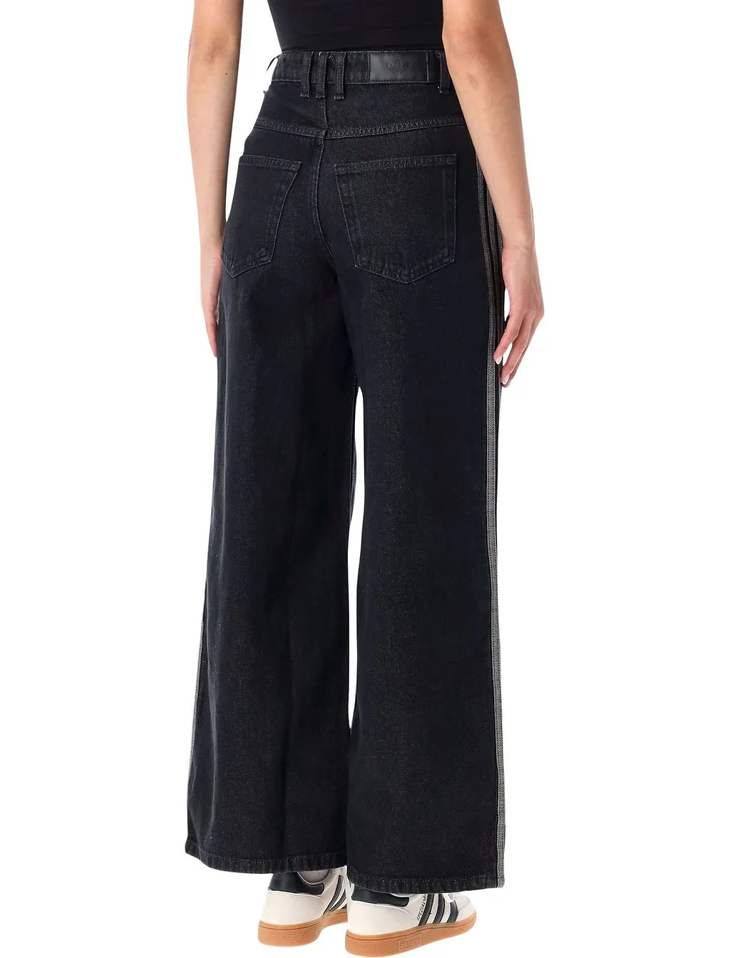 Adidas Originals High-Rise Wide-Leg Jeans