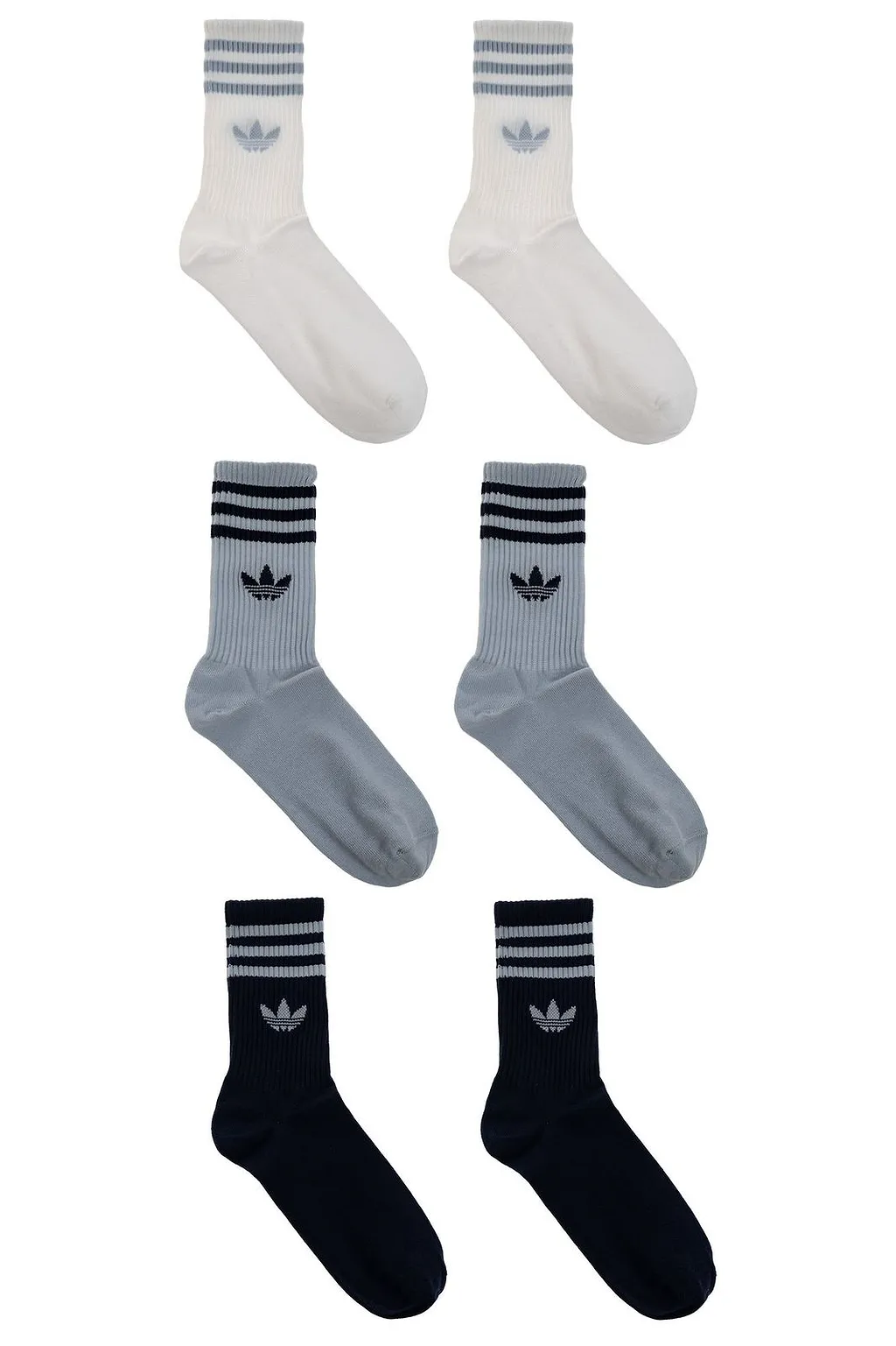 Adidas Originals Trefoil 3-Pack Crew Socks