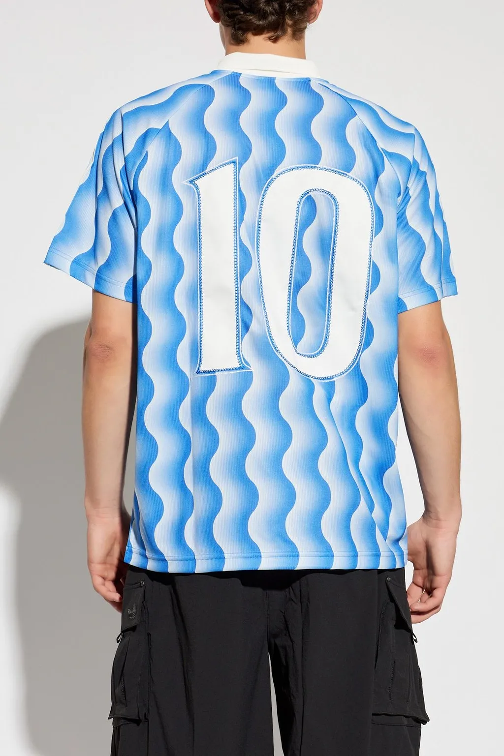 Adidas Originals Wave Print Polo Shirt