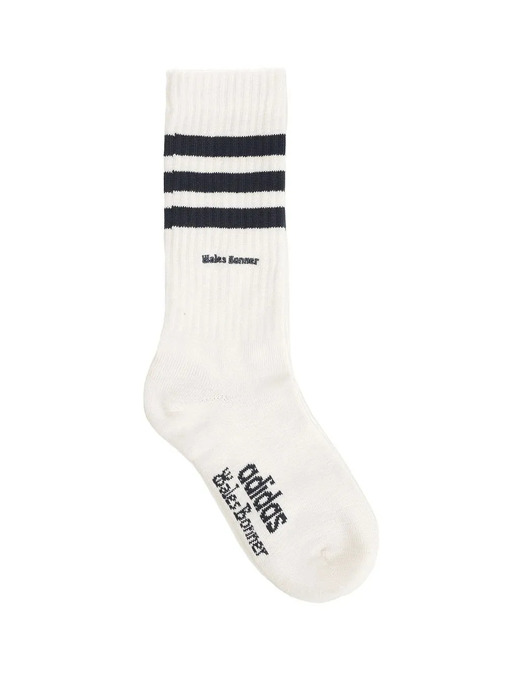 Adidas Originals X Wales Bonner 3-Striped Stretched Socks