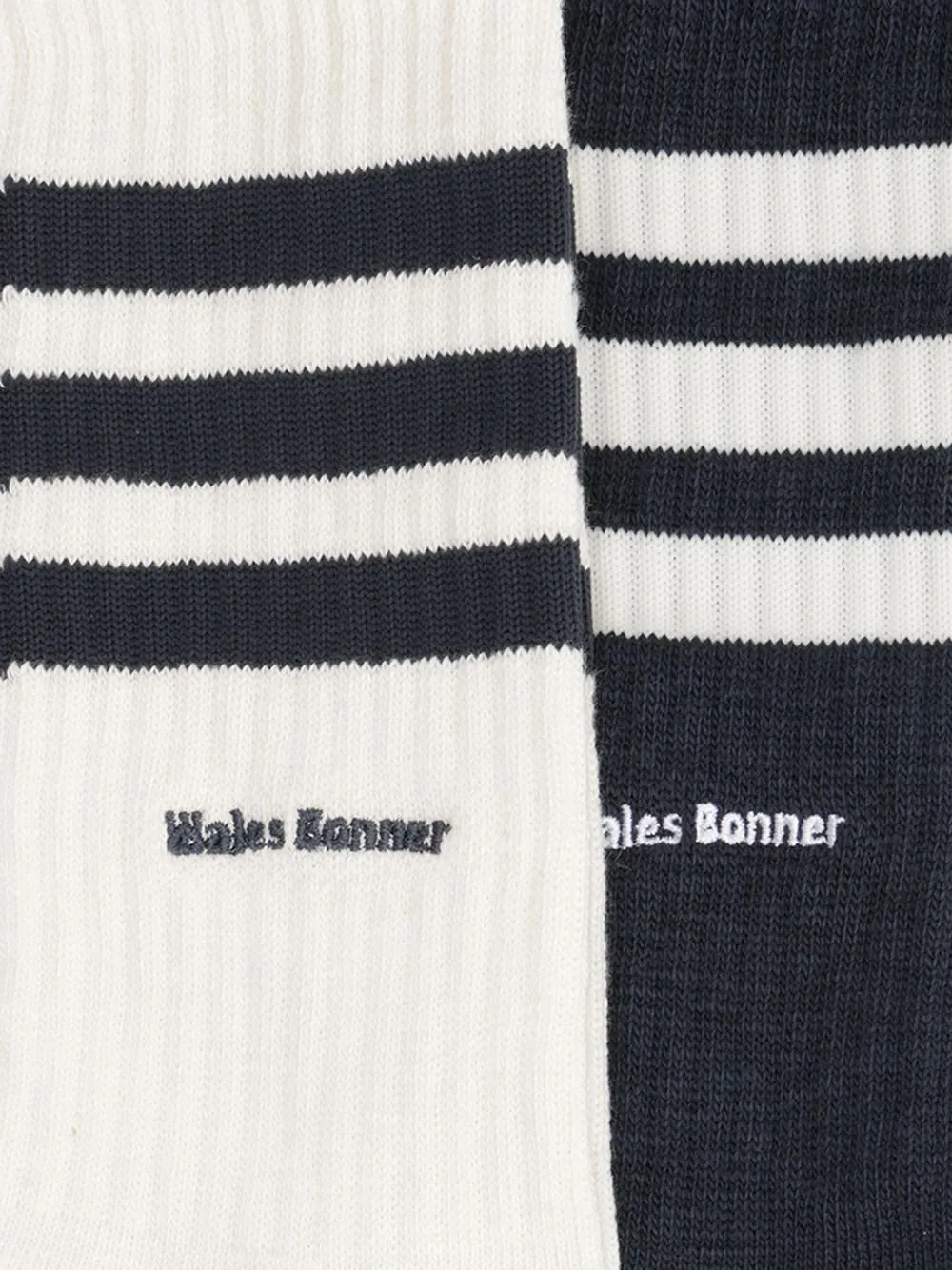 Adidas Originals X Wales Bonner 3-Striped Stretched Socks