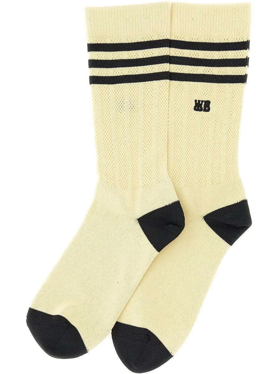 Adidas By Wales Bonner Colour-Block Knitted Socks