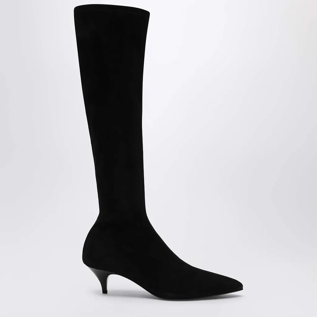 Pointed Toe Knee-High Boots